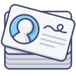 Business card icon